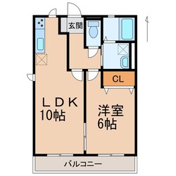 黒江駅 徒歩14分 2階の物件間取画像